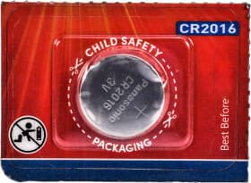 Батарейка Panasonic Lithium Power CR-2016EL/1B CR2016 3 V 1 шт Батарейка Panasonic Lithium Power CR-2016EL/1B CR2016 3 V 1 шт