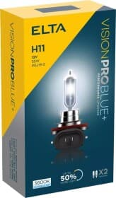 Автолампа Elta Automotive Vision Pro Blue+ H11 PGJ19-2 55 W світло-блакитна EB2711TR