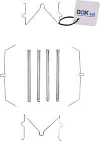 Компоненти дискових гальмівних колодок Компоненти дискових гальмівних колодок