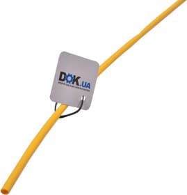 Термоусадка Apro ZRG-6Y 6.0/3.0 мм колір жовтий 1 м 30 шт