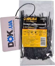 Стяжка Sigma 2502031 100 мм 2,5 мм 100 шт