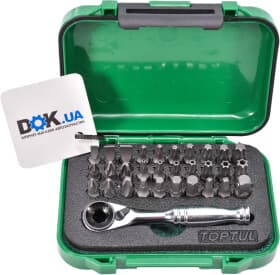 Набор бит с трещоткой Toptul GABW3103 29 шт.