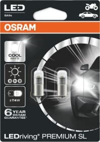 Автолампа Osram LEDriving Premium T4W BA9s 0,8 W 3850CW-02B Автолампа Osram LEDriving Premium T4W BA9s 0,8 W 3850CW-02B