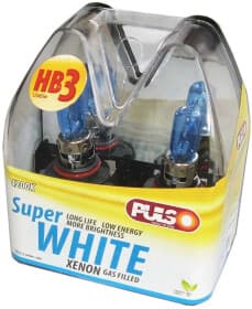 Автолампа Pulso Super White HB3 P20d 65 W світло-блакитна LP-95651