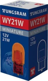 Автолампа Tungsram Standard WY21W W3x16d 21 W помаранчева 7440NA1K