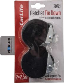 Комплект стяжных ремней Carlife 0.5 т 2.5 м RD721