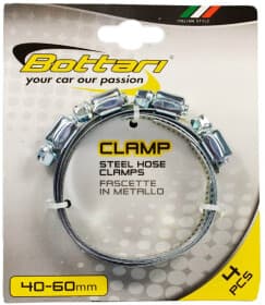 Набір хомутів Bottari 24035-IS черв'ячний 40-60 мм неіржавіюча сталь (SS201) 4 шт