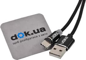 Кабель Pulso MC-2302CBK USB - type-C 2 м