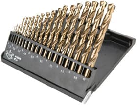 Набір свердл Graphite спіральних по металу 57H089 1-10 мм 19 шт.