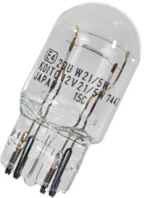 Автолампа KOITO W21/5W W3x16q 5 W 21 W прозрачная 1891