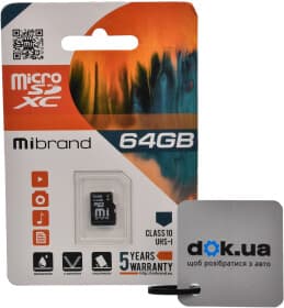 Карта пам’яті Mibrand microSDXC 64 ГБ