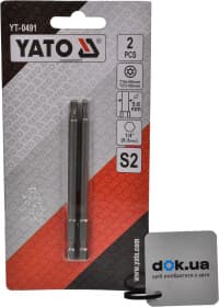 Набір бит Yato YT-0491 2 шт.