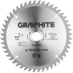 Круг відрізний Graphite 55H687 165 мм