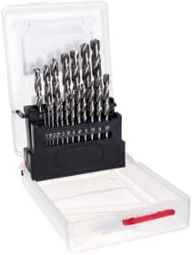 Набір свердл Verto спіральних по металу 60H812 1-10 мм 19 шт.