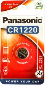 Батарейка Panasonic CR1220EL CR1220 3 V 1 шт Батарейка Panasonic CR1220EL CR1220 3 V 1 шт