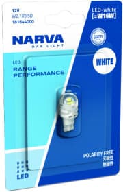 Автолампа Narva Range Performance LED W16W W2,1x9,5d 1,8 W белая 181644000