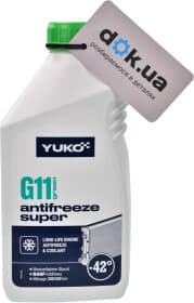 Готовий антифриз Yuko Super G11 зелений -42 °C