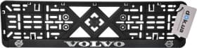 Рамка номерного знака Vitol 50281 колір чорний на Volvo