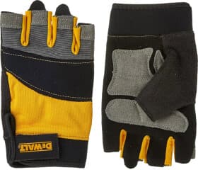 Перчатки рабочие DeWALT кожанные с неопреновым покрытием черные