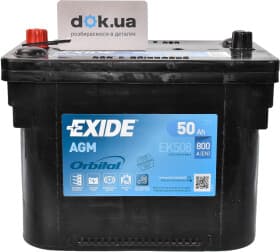 Аккумулятор Exide 6 CT-50-L AGM EK508
