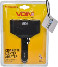 Разветвитель прикуривателя с USB Voin WF-0668/003