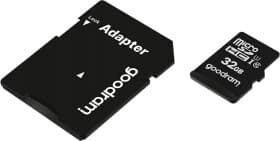 Карта памяти Goodram microSDHC 32 ГБ с SD-адаптером