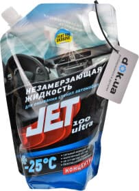 Концентрат омывателя Xado JET 100 Ultra зимний -25 °С прохладный дождь