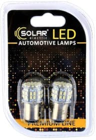 Автолампа Solar Premium Line S25 BAY15d 5 W белая SL1386
