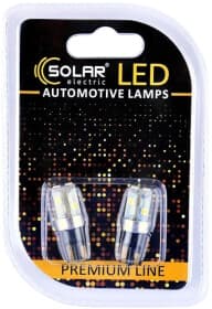 Автолампа Solar Premium Line T10 W2,1x9,5d 6 W белая SL1342