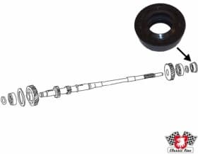 Сальник полуоси JP Group 8132100100