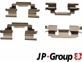 Компоненти дискових гальмівних колодок Компоненти дискових гальмівних колодок