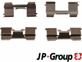 Компоненти дискових гальмівних колодок Компоненти дискових гальмівних колодок