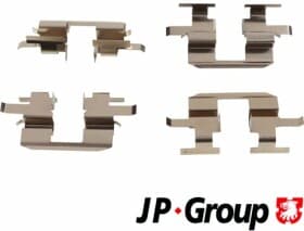 Комплектующие дисковых тормозных колодок Комплектующие дисковых тормозных колодок