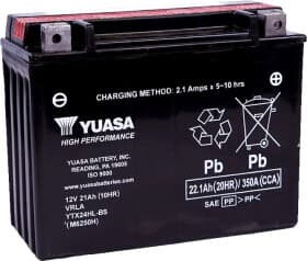 Аккумулятор Yuasa 6 CT-22,1-R High Performance YTX24HL-BS