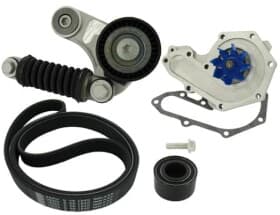 Комплект поліклинових ременів + помпа