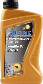 Моторное масло Alpine LongLife IV 0W-20 синтетическое