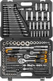 Набір бит та торцевих головок з тримачем та тріскачкою JCB JCB-42182-5 73 шт.