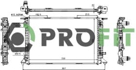 Радиатор охлаждения двигателя Радиатор охлаждения двигателя