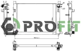 Радиатор охлаждения двигателя