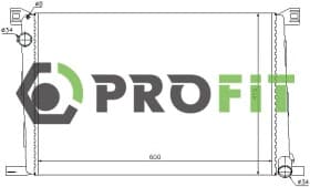 Радиатор охлаждения двигателя