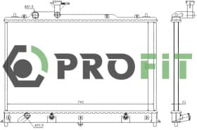 Радиатор охлаждения двигателя