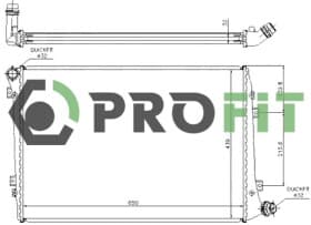 Радиатор охлаждения двигателя Радиатор охлаждения двигателя