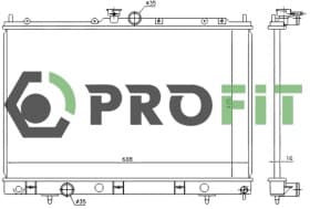 Радиатор охлаждения двигателя