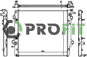 Радиатор охлаждения двигателя