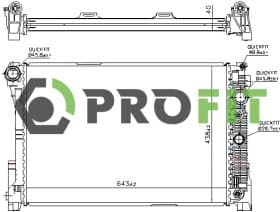 Радиатор охлаждения двигателя