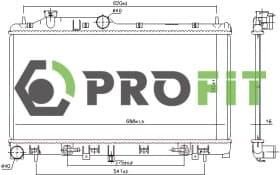 Радіатор охолодження двигуна Радіатор охолодження двигуна