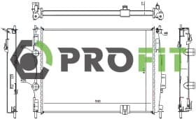 Радіатор охолодження двигуна