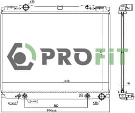 Радиатор охлаждения двигателя