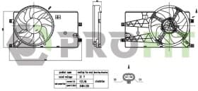 Вентилятор системы охлаждения двигателя
