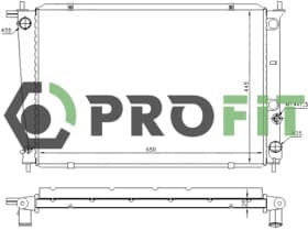 Радиатор охлаждения двигателя